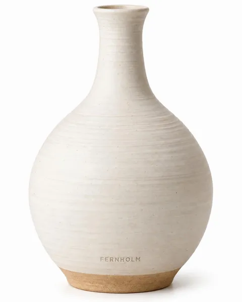 Ceramic bud vase, the original phone photo