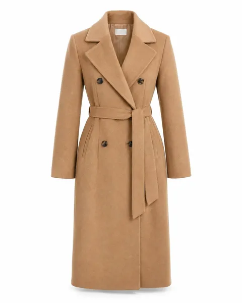 Camel wool coat, the original phone photo