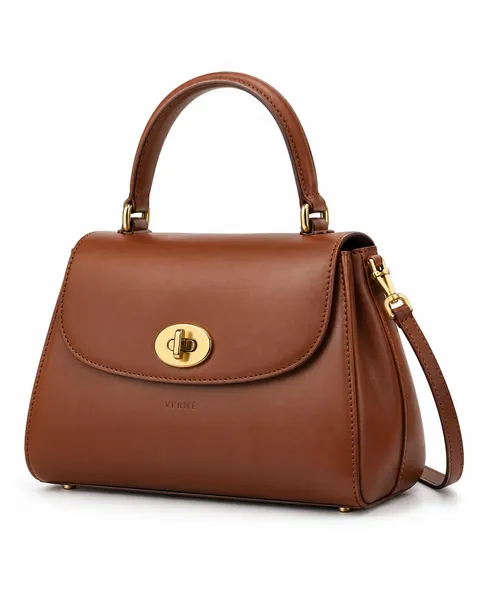 Leather handbag, the original phone photo