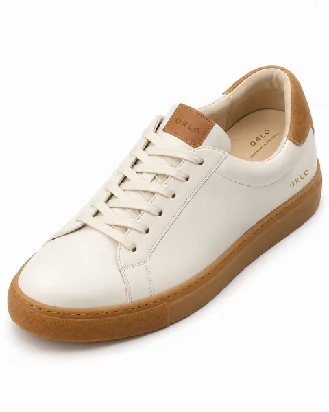 Leather sneaker, the original phone photo