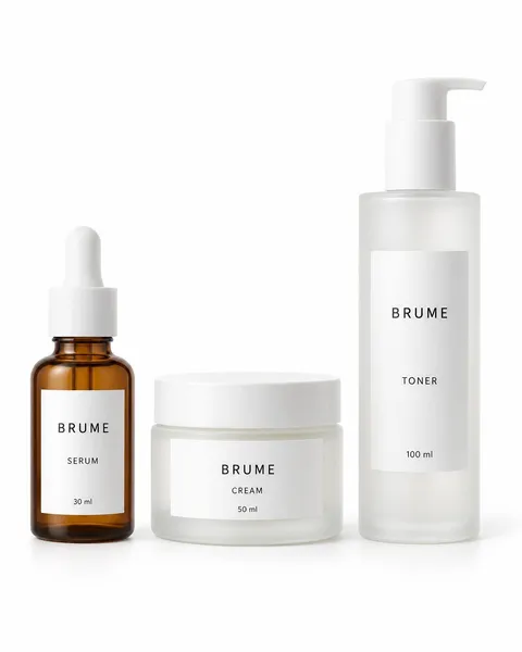 Skincare trio, the original phone photo