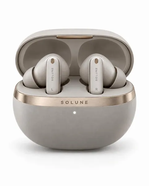 Wireless earbuds, the original phone photo